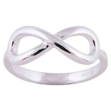 Infinity Ring - Sterling Silver - Click Image to Close